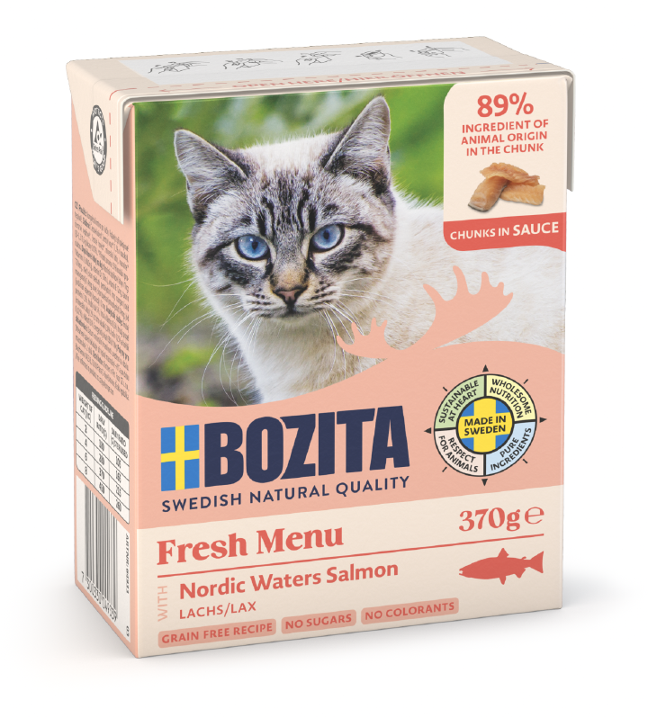 BOZITA Katzen-Nassfutter Häppchen in Sauce Lachs